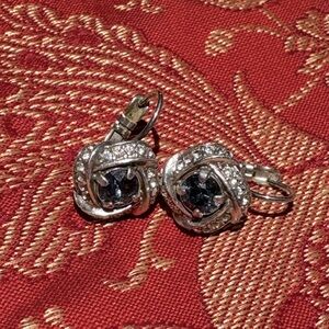 Brighton Eternity Knot blue earrings